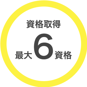 資格取得最大6資格